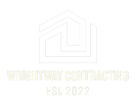 A logo for a company in carleton place called Wrightway contracting logo